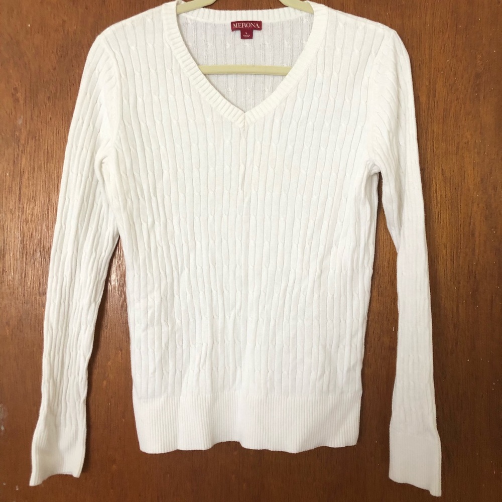 White sweater